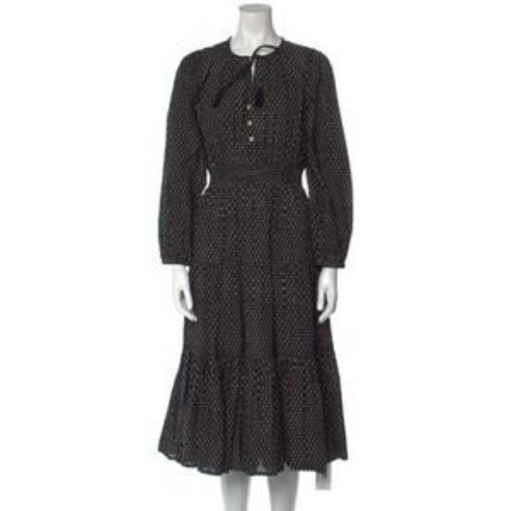 Cleobella Black Long Sleeve Dress